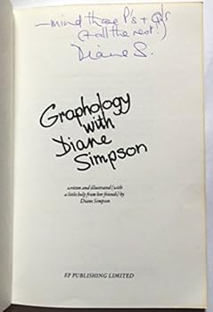 Paperback Graphology with Diane Simpson Book