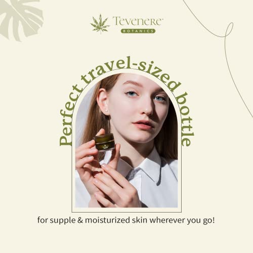 Tevenere Mini Facial Moisturizer - Infused With Hemp Seed Oil, Daily Lightweight Face Cream - Hydrating & Anti Aging, Reduces Wrinkles, Fine Lines, & Inflammation #TOP5