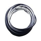 PVC 5 m universal puerta de coche borde en forma de U anti-arañazos tira protectora pegatina