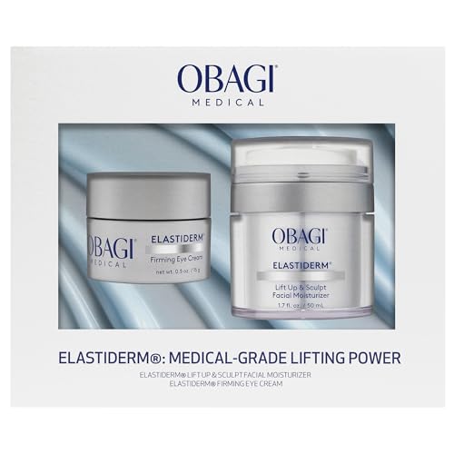 Obagi ELASTIDERM Lift Up & Sculpt Facial Moisturizer and Eye Cream Set Clinically Proven Anti-Aging Face Cream 1.7oz & Lightweight Eye Cream .5oz Help Reduce the Appearance of Fine Lines & Wrinkles