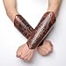 Medieval Leather Bracers for Men Embossed Sword Viking Leather Bracers Leather Arm Armer Archery Arm Guard Wristband Gauntlet Costumes Accessories 1 Pair