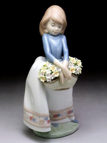 Amazon リヤドロ Lladro 花と少女 五月の花 5467 置物 オブジェ オンライン通販