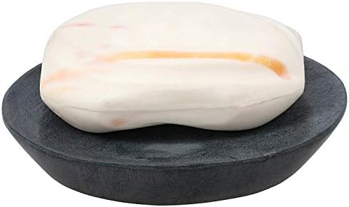 Ajuny Handmade Indian Stone Soap Dish Grey Soap Dish Bathroom Accessories 5x4 Inch