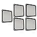 Bewinner PC Chassis Dust Filter, Nylon Material, Size 120x120mm, Protects Against Dust and Dirt, 5 Packs Filter for PC Power Supply Fans (BLACK)