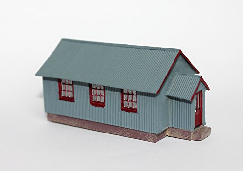 Image of N Scale model of corrugated iron Mission Church or Tin Tabernacle