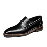 HCDZF Men's Loafers Flat Casual Leather Slip On...