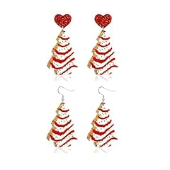 B2:Christmas Tree Cake Earrings