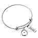 Uloveido Christian Bracelet Faith Bracelet Mustard Seed Faith Adjustable Bangle Religious Jewelry Gifts for Men and Women 2.5 inch