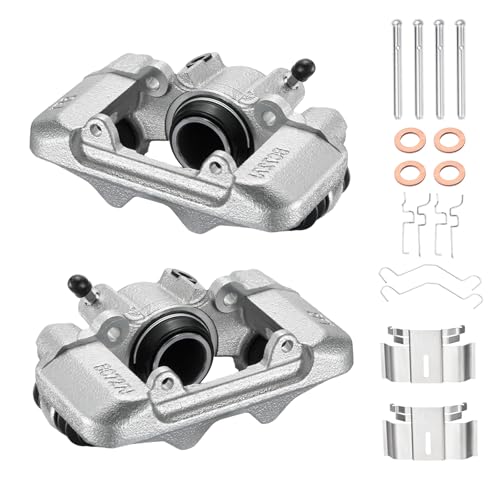 Image of BDFHYK 19-2971 19-2970 Rear Disc Brake Caliper Assembly Compatible with Toyota RAV4 2004-2005 2.4L L4, GAS 2pcs