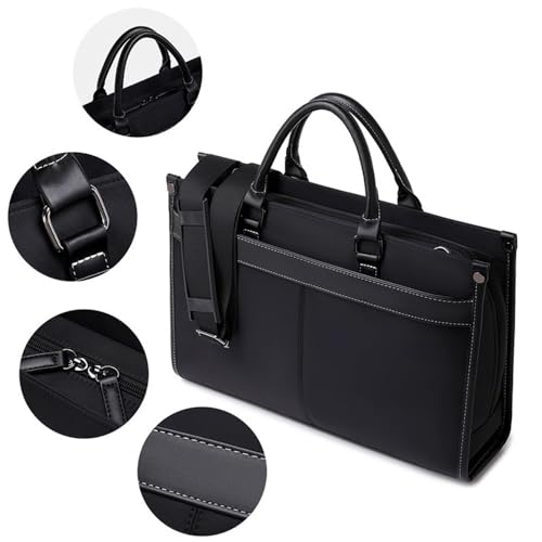 Men Women Business Briefcase Handheld for Carrying Paper Files2