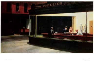 Nighthawks, c.1942 Art Poster Print by Edward Hopper, 72x56