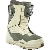 ThirtyTwo Lashed Double Boa Snowboardstiefel - Snowboardstiefel mit Dual-Zonen-Schnürung & griffiger Laufsohle, Warmgrau/Oliv (Hansen) 2025, 44 EU
