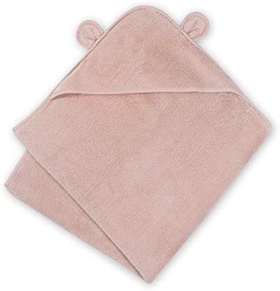 Natemia Organic Hooded Baby Towel – Ultra Soft and Absorbent Cloud Touch Cotton Hooded Bath Towels for Babies, Toddlers