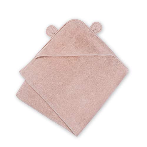 Image of Natemia Organic Hooded Baby Towel – Ultra Soft and Absorbent Cloud Touch Cotton Hooded Bath Towels for Babies, Toddlers