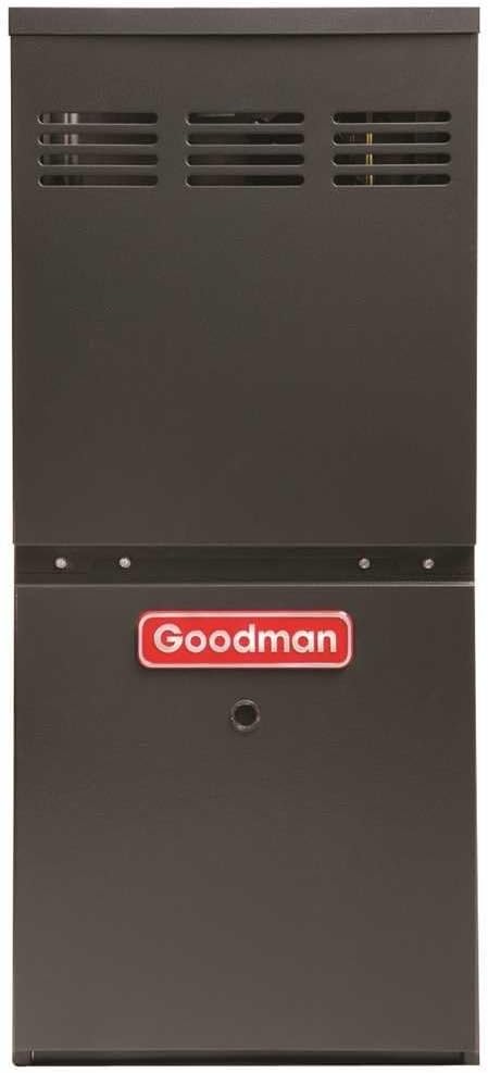 Goodman GMH81205DN Gas Furnace, Two-Stage Burner/Multi-Speed Blower, Upflow/Horizontal 80% AFUE - 120,000 BTU