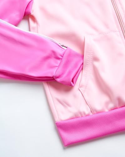 Real Love Girls' Jogger Set - 2 Piece Tricot Zip Sweatshirt and Sweatpants4