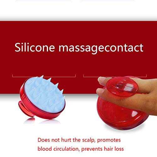 VONKY Lavagem Silicone Shampoo Scalp Massage escova de cabelo Limpeza Scrub Massageador Corpo Duche