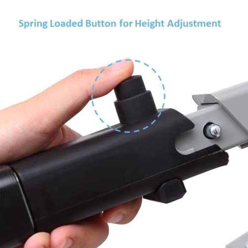 Garfatolrv 19”×14.5” Large Aluminum Rv Steps With Carrying Bag Adjustable Rv Step Stool With Feet Sheaths Rv Step Supports Up To 1500 Lbs #TOP2