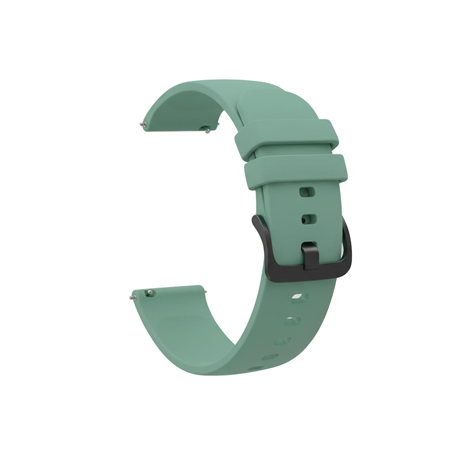 TECHONTO Soft Silicone 22mm Watch Strap with Secure Buckle Lock, Compatible with Samsung Galaxy Watch 3 45mm/ Gear S3 Classic Huawei GT3 46mm & Watch’s with Lug Size 22mm