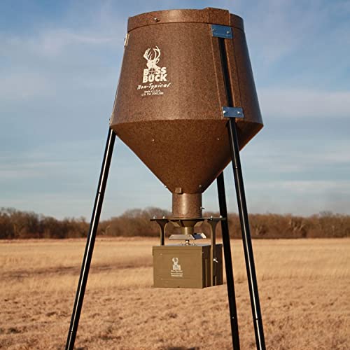 Boss Buck 12V Auto Large Feed Kit, Hunting Versatile Automatic Durable Steel Control Box With Digital Timer & Motor For Deer Game Feeder #TOP5
