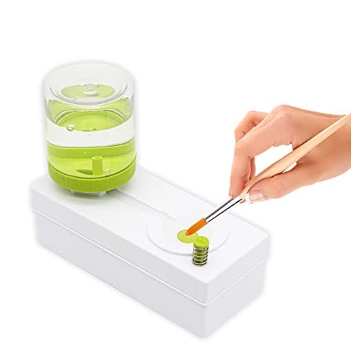 Adatos Brush Rinser Painting, Brush Rinser, Brush Cleaner, Paint Brush Cleaner Running Water Circulation, Paint Brush Cleaner Art Supplies for Acrylic and Water-Based Paint Cleaning Tools (1 pcs)
