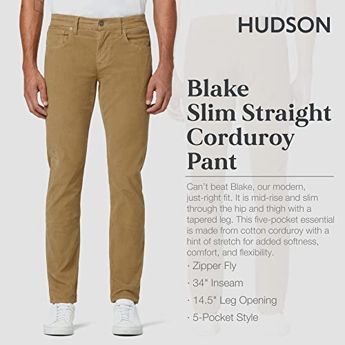HUDSON Men's Blake Slim Straight Corduroy Pant2