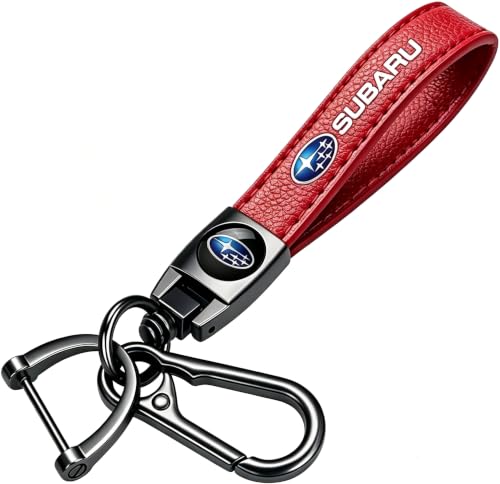 Image of Genuine Leather Car Keychain Key Ring Accessories New