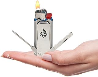 LighterBro LLC. 9005759 Micro Lighter Case, Silver