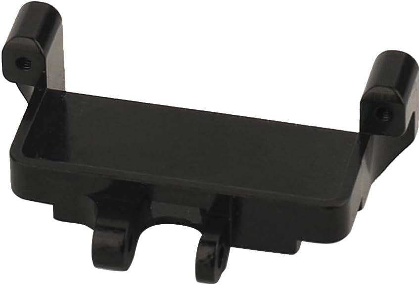 Aluminum Alloy Steering Servo Mount Bracket for 1/24 Axial SCX24 AXI90081 AXI00002 RC Crawler Upgrades (Black)