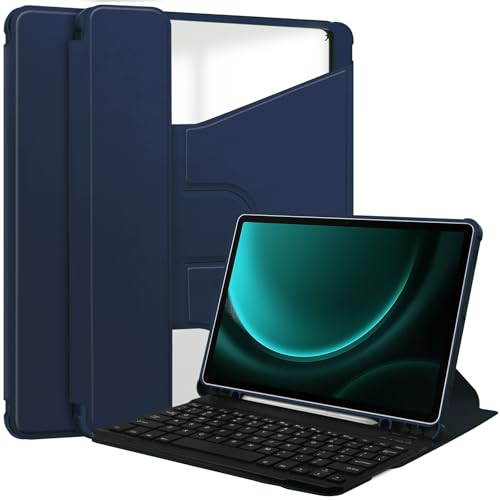 Étui Samsung Galaxy Tab S9+ FE Plus de 12,4 pouces avec mise en veille et support automatique