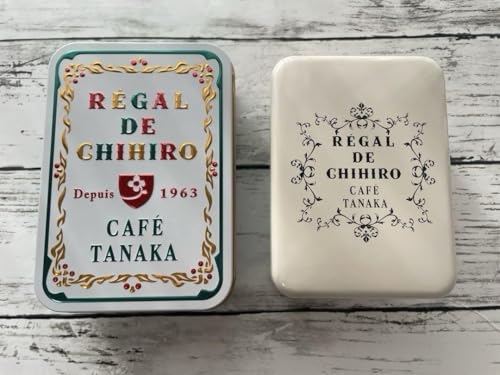 カフェタナカ レガルドチヒロ クッキー缶 空き缶 2個セット クリスマス限定のサムネイル