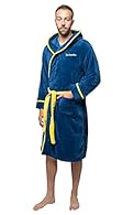 New Officially Licensed Product Small Length 117cm, Chest 127cm, Sleeve 58cm Medium Length 120cm, Chest 130cm, Sleeve 60cm Large Length 123cm, Chest 133cm, Sleeve: 62cm Features embroidered design motifs machine Washable super soft fleece hooded robe