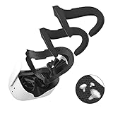 EWalos Upgraded Foam Face Pad Replacement for Oculus Quest 2, Widened Face Cover with Anti-Leakage Nose Pad for Oculus Quest 2, VR Headsets Sweat-Proof Comfortable