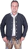 Almwerk Herren Trachten Strick Jacke Modell Xaver, Farbe:Anthrazit;Größe:56