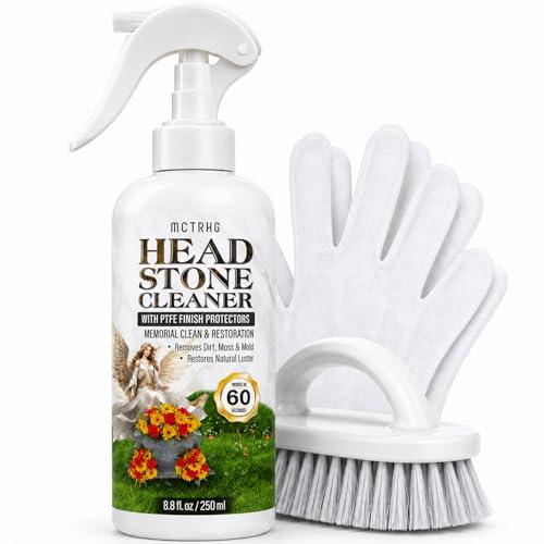 Headstone Cleaner, for Tombstone, Cemetery Stone, Gravestone & Graves