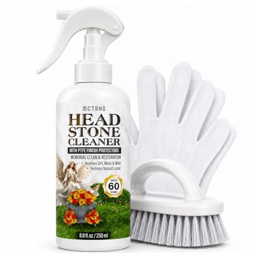 MCTRHG Headstone Cleaner for Graves, Tombstone, Gravestone & Cemetery Stone