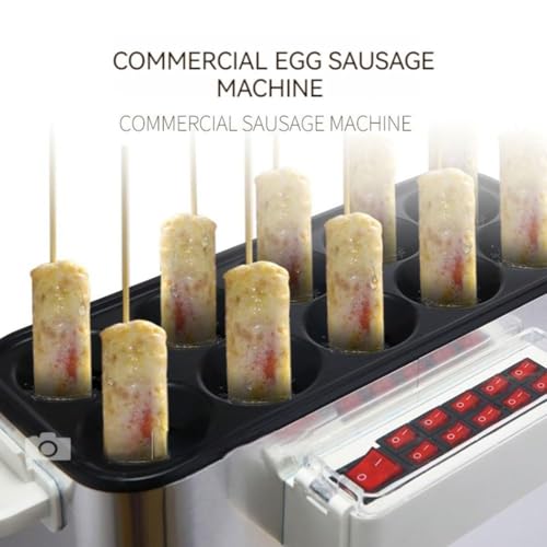 Automatic Electric Egg Roll Maker - Non-Stick Omelette Cooking Device, Perfect for Breakfast, Korean Corn Dogs & Hot Dog Preparation - Image 4