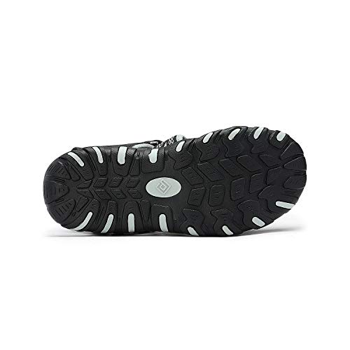 Dream Pairs Unisex-Child 171111-K Outdoor Summer Sandal Black Grey - 1 Little Kid #TOP6