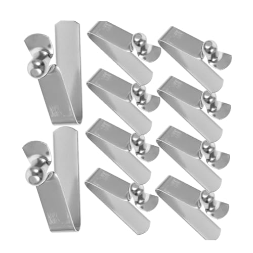 Angoily Pasador De Bloqueo Para Tubo y Clip Resorte Forma De v Certificación, Alta Elasticidad y Fácil Instalación, Para Reparación De Sombrilla y Bricolaje, Paquete De 20 Unidades