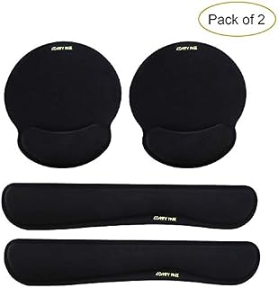 Comfy Mee Premium Memory Foam Keyboard and Mouse Wrist Rest Pads Set-