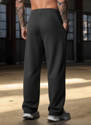 Image of dockstreet Men's /Unisex || Open Bottom || Stretchable || Drawstring Bottom Drawstring Pure Cotton Stretchable Baggy Jogger Pants