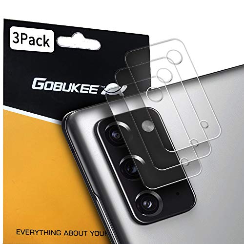 GOBUKEE [3��] Galaxy Note 20 �����Y �ی� �K���X �����K���X �J�����ی�t�B���� [�w��h�~] [�L�Y�h�~] �K���X �t�B���� �M�����N�V�[ Note20�p Camera Lens Protector (2020)
