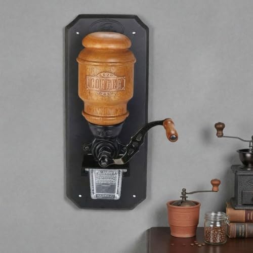 Molinillo de café de pared manual que ahorra espacio en encimera 7