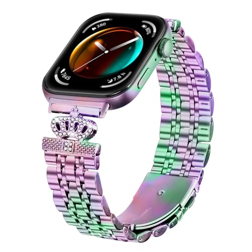 AsohsEN ���^���X�g���b�v Huawei Fit 4/Fit 3�Ή� ���߉\ �G���K���g �J�W���A���X�^�C���o���h Huawei Fit 4 Pro�o���h ���f�B�[�X �����Y (�J���t���A�����T�C�Y)