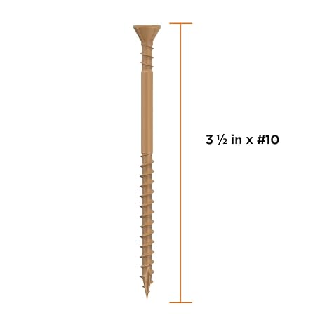 CAMO 3-1/2 X #10 - COUNTERSINKING Deck Screw 30 Count