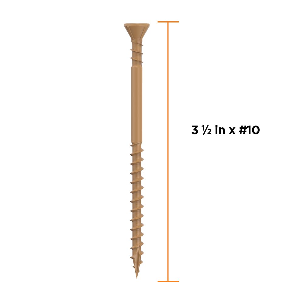 CAMO 3-1/2 "X #10 - Viti a testa svasata, 250 pezzi