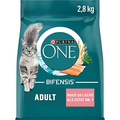 PURINA ONE Adult reich an Lachs Katzentrockenfutter 2,8kg Beutel