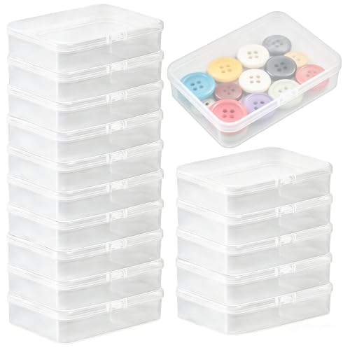 twirush 15 Stück Aufbewahrungsbox mit Deckel Klein