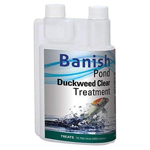 Industrial Leisure Banish Pond Duckweed Clear Treatment 1 Litre - Treats 22750 Litres Cover