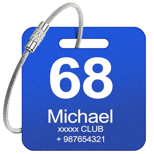 Personalized Metal Luggage Tag